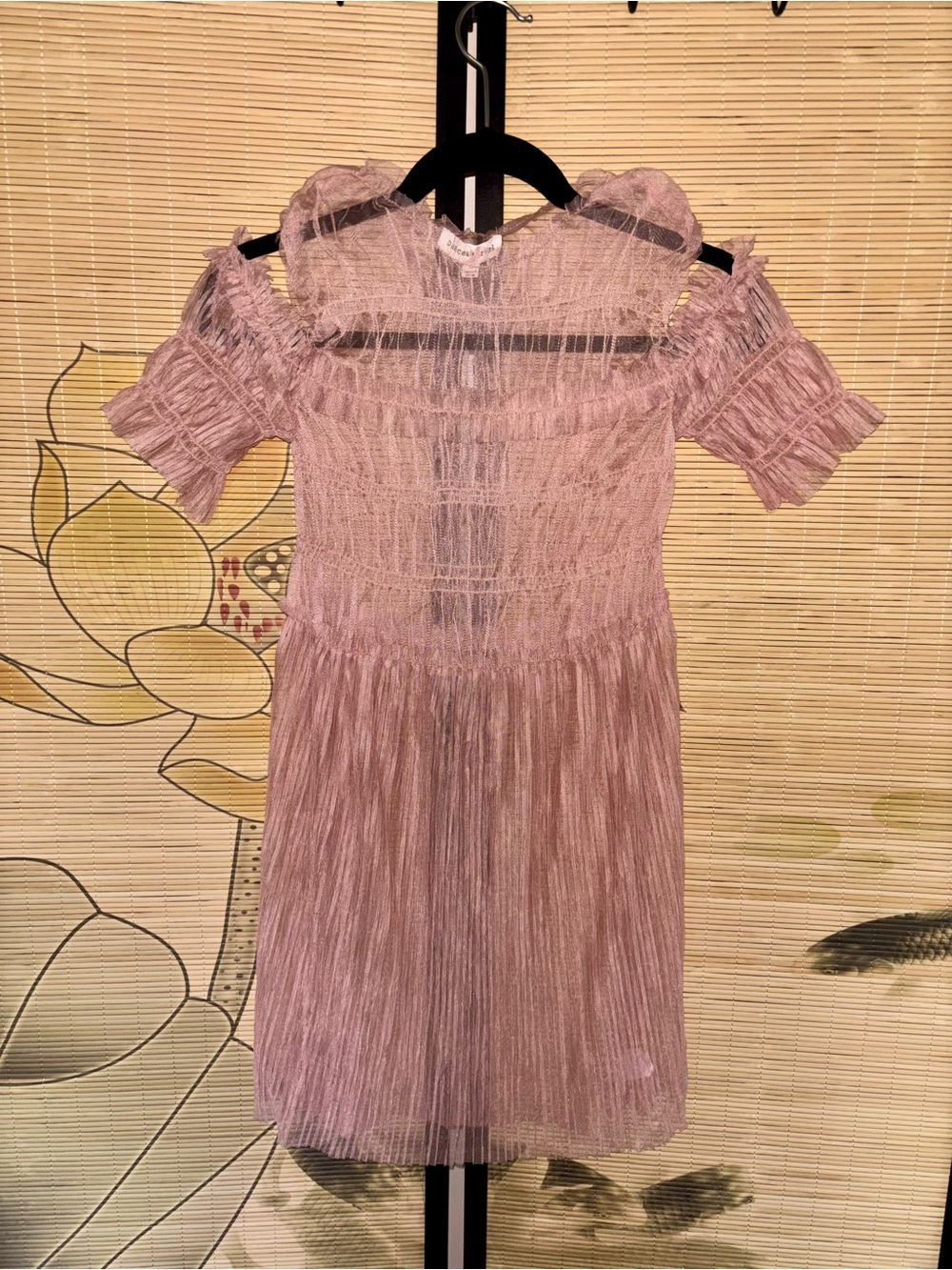 Pink Tulle Mini-Dress